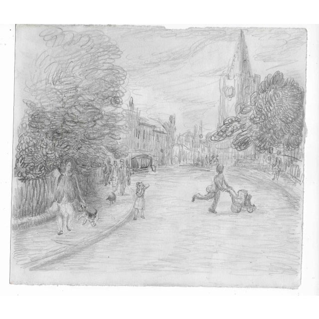 Drawing by English artist Harold Hope Read (1881-1959). Read's "High Life" series satirically illustrated the lives of the...