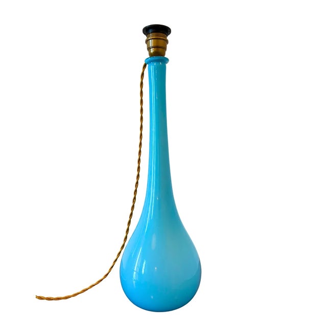 1960s Mid-Century Modern Murano Glass Table Lamp, 1960s For Sale - Image 5 of 6