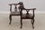 Victorian Vintage Victorian Style Tete Tete Courting Chair For Sale - Image 3 of 16