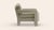 Nougat Boucle Elio Lounge Chair by Ceraudo For Sale - Image 4 of 7