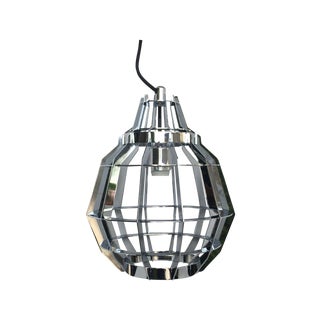Cage Pendant Light - a Pair For Sale