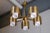 Brass Ceiling Lamp attributed to Holger Johansson, Sweden, 1960s For Sale - Image 3 of 11