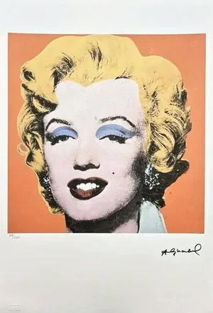 After Andy Warhol, Marilyn Monroe Orange, 1980s, Lithograph