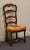 Vintage Antique Country French Style Ladderback Dining Side Chair For Sale In Kansas City - Image 6 of 11