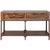 Rustic Greenview Forged Iron Console Table For Sale - Image 3 of 3