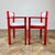 1970s Set of Mid-Century Modern Red Armchairs, 1970s For Sale - Image 5 of 14