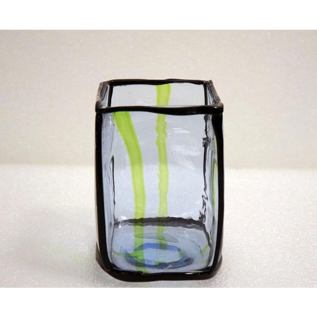 Vintage Epipedos Vase by Fulvio Bianconi for Venini, 1990s For Sale - Image 6 of 8