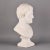 Antique White Vintage Plaster Bust of Marc Anthony For Sale - Image 8 of 11