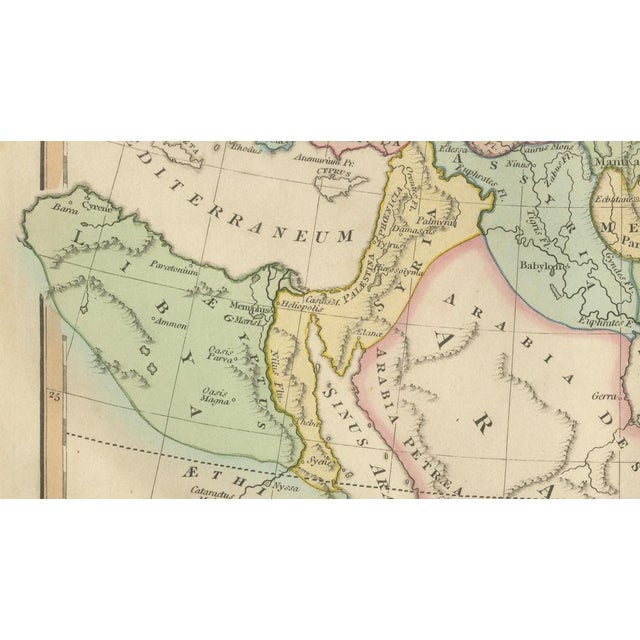 Antique Map of the Ancient Middle Eastern Empire, 1817 For Sale - Image 9 of 10