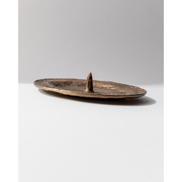 Vintage Bronze Candleholder, 1960s For Sale - Image 3 of 11
