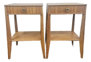 1950s Pair of Edward Wormley for Dunbar Night Stands