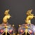 Mid 20th Century Pair of Chinese Cloisonné Incense Burners | Gilt Bronze Lion & Brocade Ball Motif For Sale - Image 5 of 9