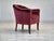 Wood Danish Lounge Chair in Velour with Ash Legs, 1950s For Sale - Image 7 of 18