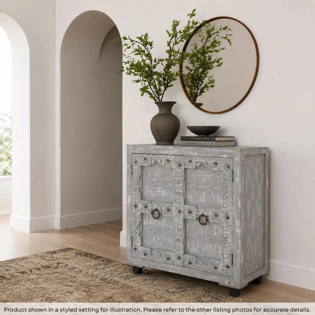 Dimensions: 36â€³wide X 16â€³deep X 36â€³high This 36 Inch Tall Storage Cabinet With 2 Doors transitional farmhouse...