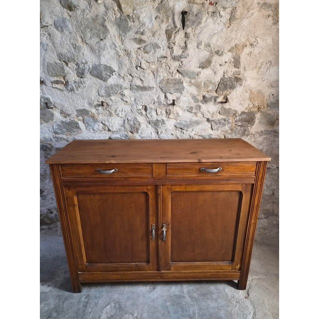 Rustic French Country Sideboard in Wood, 1950 For Sale - Image 15 of 18