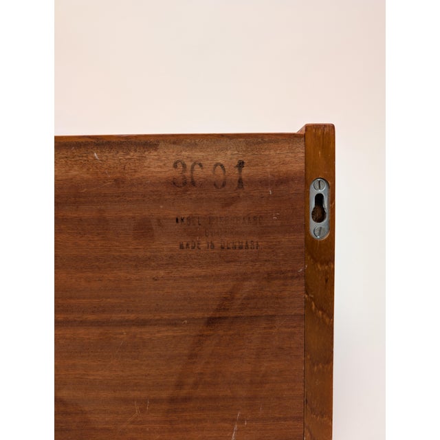 Brown Wall Shelf by Aksel Kjersgaard, 1960s Denmark Teak. For Sale - Image 8 of 8