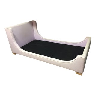 Decorator Upholstered Twin Bed Frame For Sale