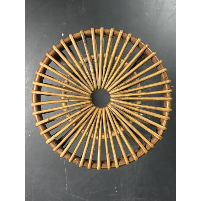 Mid-Century Dutch Rattan Bamboo Bar Stools by Dirk Van Sliedrecht for Rohé Noordwolde, 1950s For Sale - Image 12 of 18