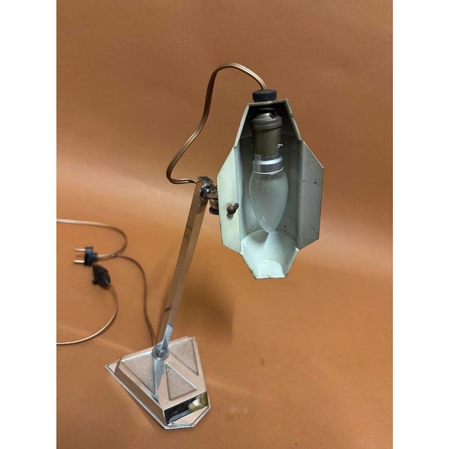 Vintage Art Deco Table Lamp in Bronze, 1920s For Sale - Image 6 of 12