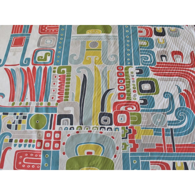 2000 - 2009 Kaufman Pop Geometric Water Repellent Fabric For Sale - Image 5 of 7