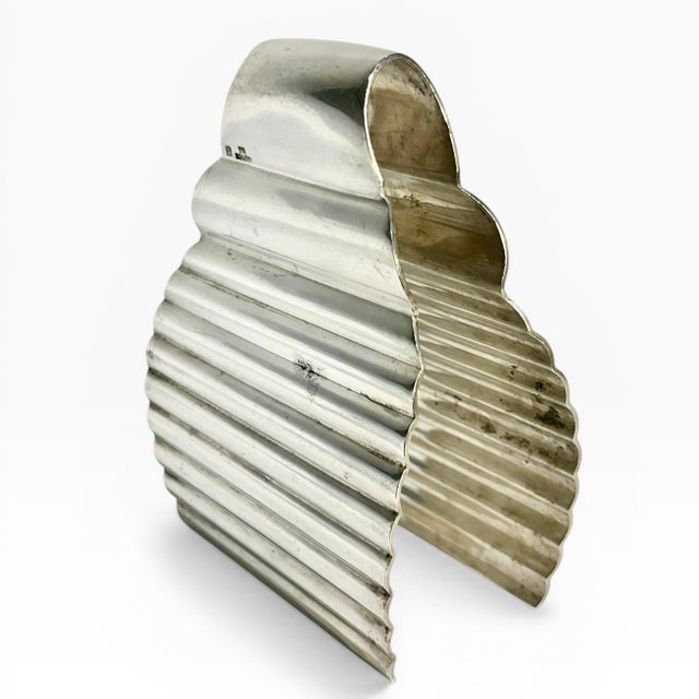 Silver Vintage Art Deco Christofle Silver Plate Asparagus Tongs by Luc Lanel For Sale - Image 8 of 13