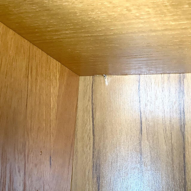Scandinavian Modern Style Teak Bookcase With Open Display Shelving For Sale - Image 13 of 15