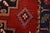 Textile Caucasian Runner 4′ X 11′ Red Wool Vintage Tribal Hand-Knotted Oriental Rug For Sale - Image 7 of 15