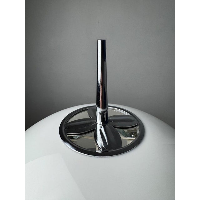 White Spanish Pugar Mushroom Table Lamp, 1970s For Sale - Image 8 of 10