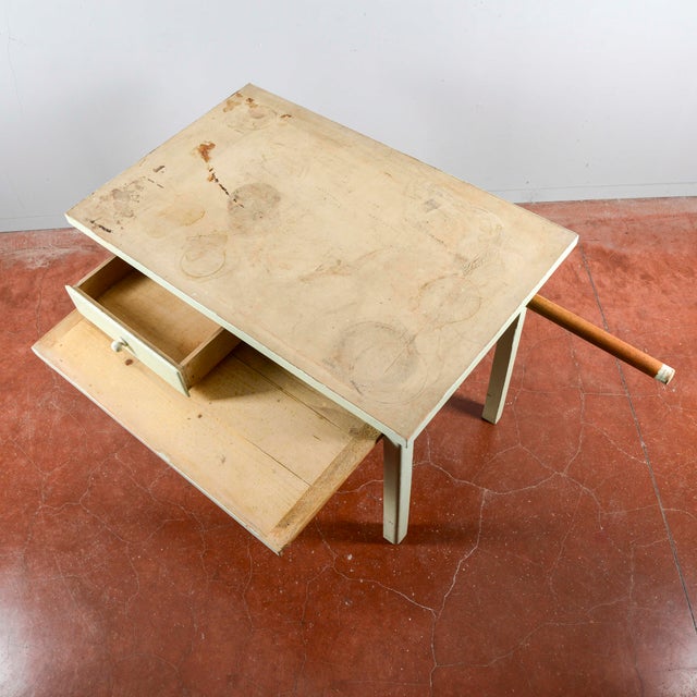 Vintage Wooden Kitchen Table For Sale - Image 16 of 18