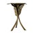 Metal Gold Palmetto Side Table For Sale - Image 7 of 7