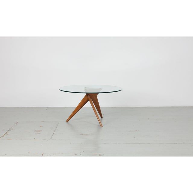 Vintage Side Table in Wood, 1940s For Sale - Image 3 of 18