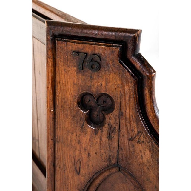 Scottish Chapel Bench in Pitch Pine For Sale - Image 10 of 16
