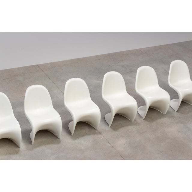 Dining Chairs Vitra by Verner Panton for Vitra, 1990s, Set of 8 For Sale - Image 7 of 11