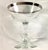 Mid-Century Modern 1950s Fostoria “wedding Ring” Champagne High Sherbet, Platinum Rim Glass- Set of 5 For Sale - Image 3 of 8