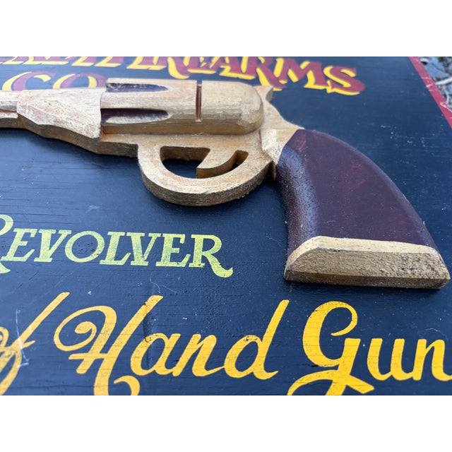 Custom Painted Firearms Trade Sign, 70's For Sale - Image 4 of 6
