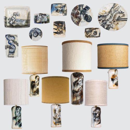 Blue Ceramic Plate from Jeppe Hagedorn, Denmark, 1960s For Sale - Image 9 of 11