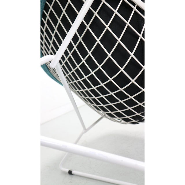 Set of Bird Chair and Ottoman attributed to Harry Bertoia for Knoll, 1970s For Sale - Image 12 of 18