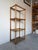 Mid-Century Modern Mid-Century Modern Faux Bamboo & Rush-Wrapped Etagere Bookcase For Sale - Image 3 of 12