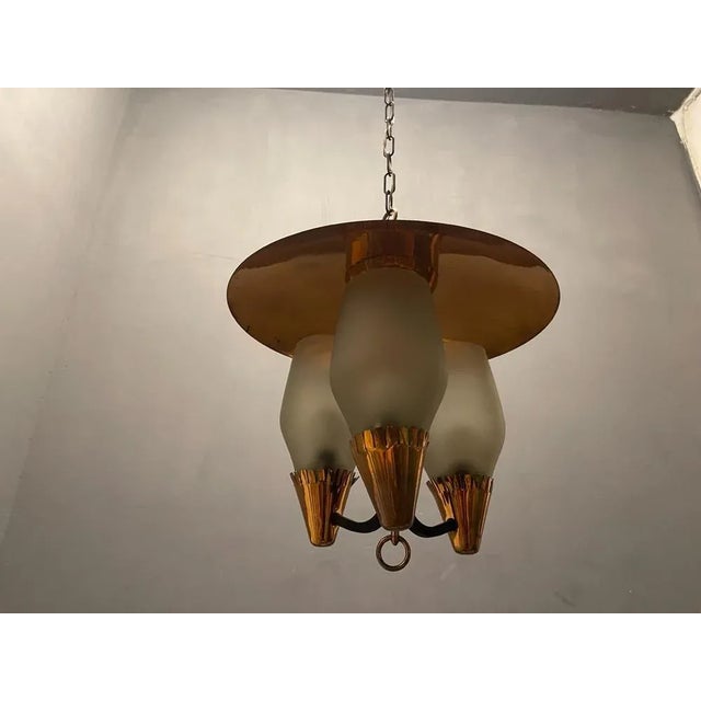 Vintage Copper Light Pendant, 1970s For Sale - Image 4 of 9