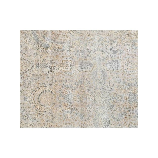 Textile 1990s Handwoven Transitional Area Rug 8x10 For Sale - Image 7 of 10