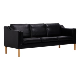 Leather Sofa from Hurup Møbelfabrik, Denmark, 1970s For Sale