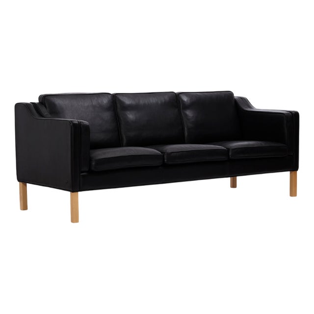 Leather Sofa from Hurup Møbelfabrik, Denmark, 1970s For Sale
