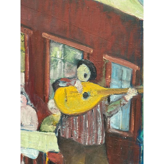 Hendrik De Jong, Familjen (The Family), 1980, Oil on Canvas, Framed For Sale - Image 9 of 18