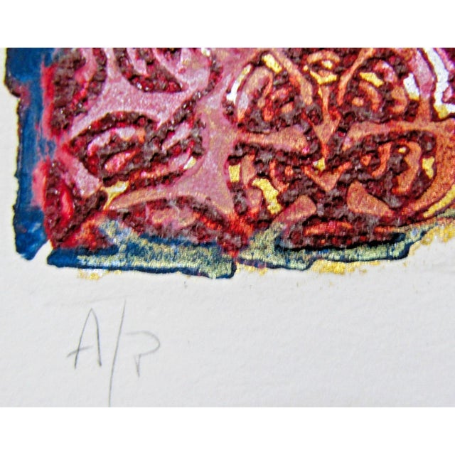 1990s 1990s Roy Tonkin "Graces I" Pencil Signed, Titled, Ap Glazed Etching Serigraph For Sale - Image 5 of 7