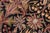 Shabby Chic Shabby Chic 1990's Floral Pak-Persian Black/Black Wool Rug - 8'11'' X 12'2'' For Sale - Image 3 of 9