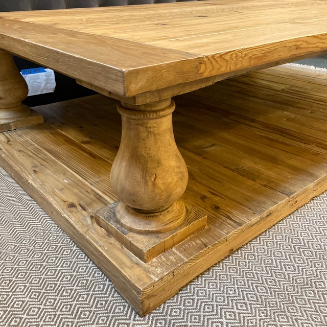 Restoration Hardware Salvaged Balustrade Coffee Table Chairish