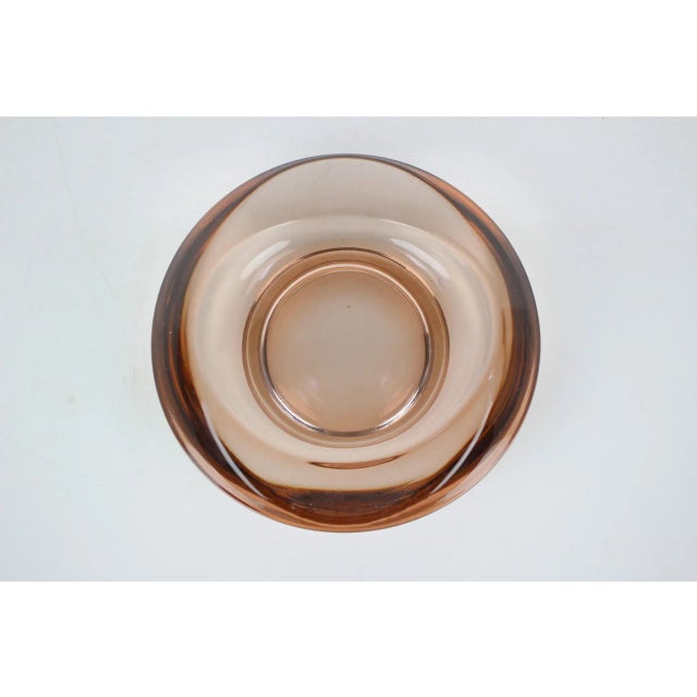 Glass Design Ashtray by Zelezny Brod Glassworks, 1960s For Sale - Image 4 of 7