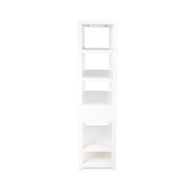 Wood Lark Etagere, White For Sale - Image 7 of 9