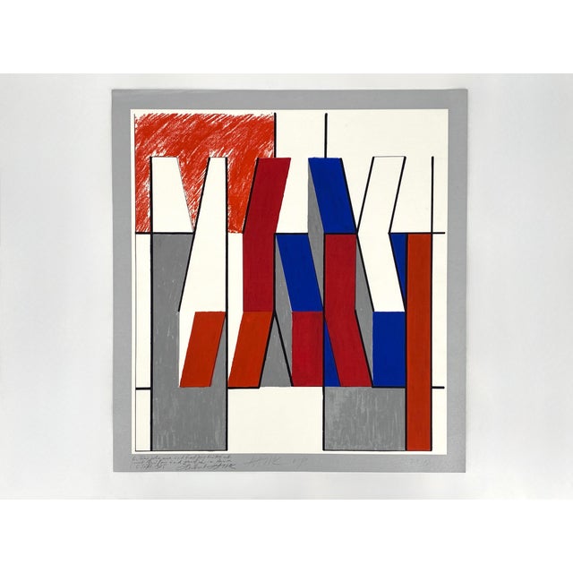 Otto Herbert Hajek, Composition, Color Screen Print, 1985 For Sale - Image 16 of 16