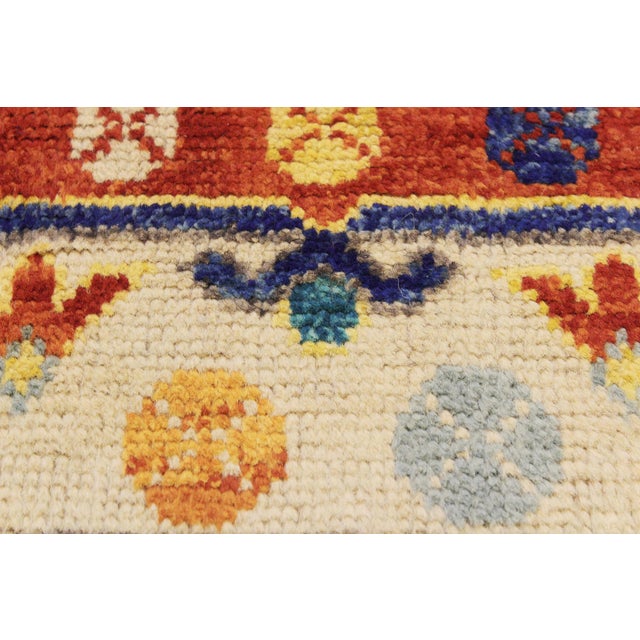 Textile Modern Balochi Alfredo Hand Knotted Wool Rug - 5'8'' X 7'7'' For Sale - Image 7 of 10